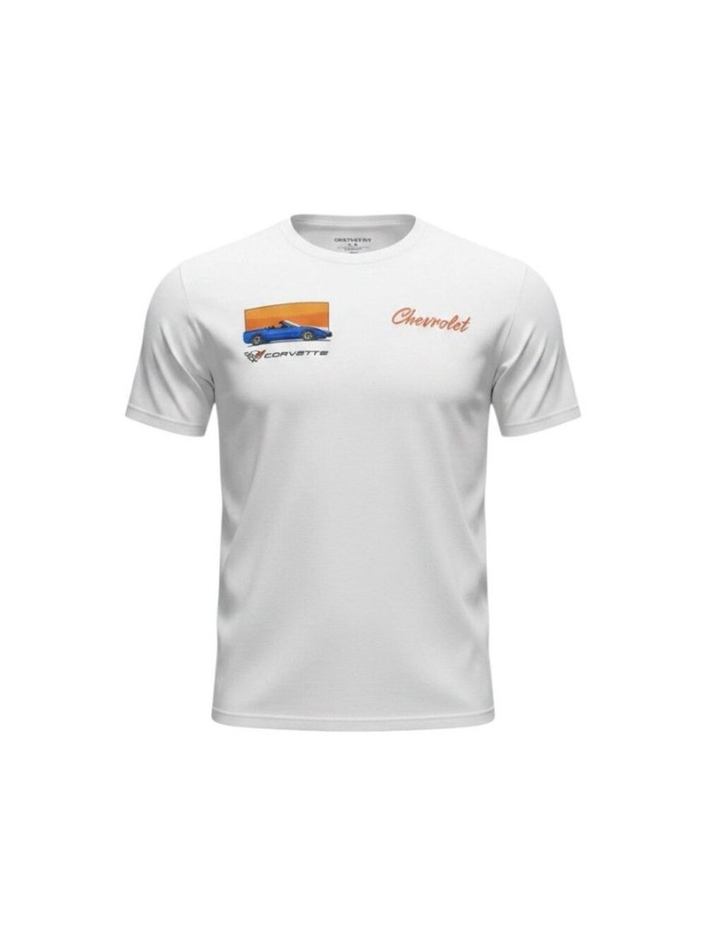 Chemistry Unisex White 1998 Chevrolet Corvette Graphic Short Sleeve T-Shirt L